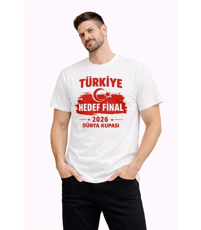 69d3eab7c9a2f-23626042-sw853sh1280-f4a94bfa92-700x800-1 Erkek TÜRKİYE Baskılı Tişört Ay Yıldız 2026 Dünya Kupası Taraftar Forma T-Shirt - Beyaz - Görsel 1