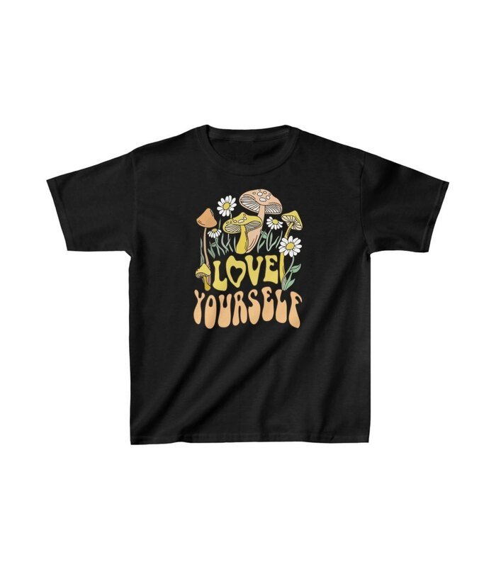 Çocuk Unisex Baskılı T-Shirt - Siyah