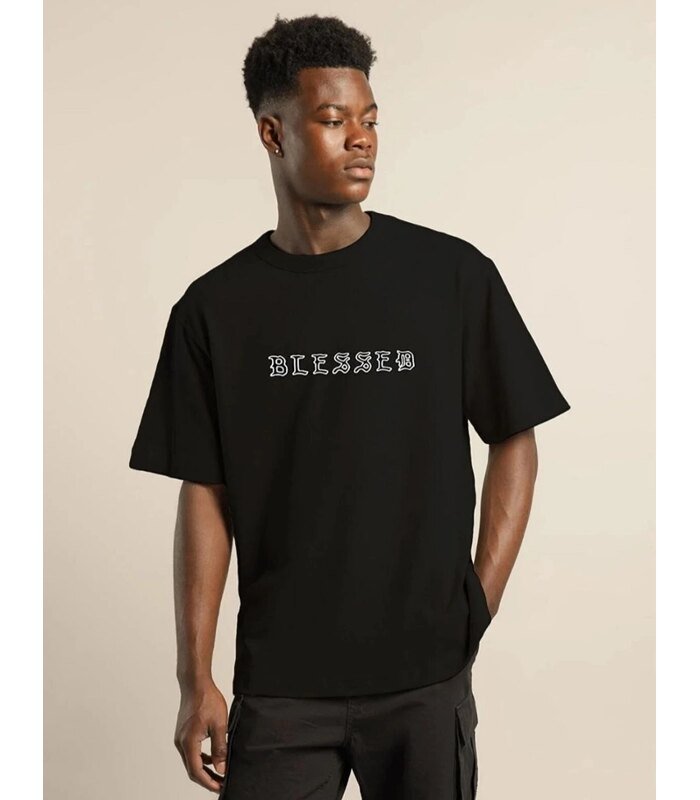 unisex-bisiklet-yaka-oversize-baskili-t-shirt-siyah-41161075-sw980sh1280-24d68b3391-700x800-1 Erkek Baskılı T-Shirt Kısa Kol Bisiklet Yaka Regular Fit Rahat Kalıp Günlük Tişört - Siyah - Görsel 1