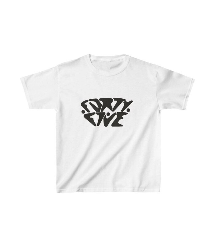 Unisex Çocuk Baskılı T-Shirt - Beyaz