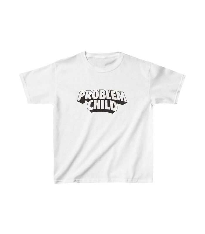 Unisex Çocuk Baskılı T-Shirt - Beyaz
