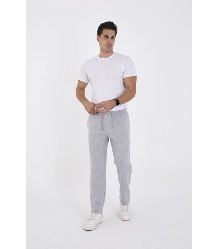 Erkek Üç İplik Basic Eşofman Pantolon - Gri